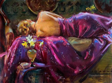 Women Painting - Pretty Lady DFG 26 Impressionist
